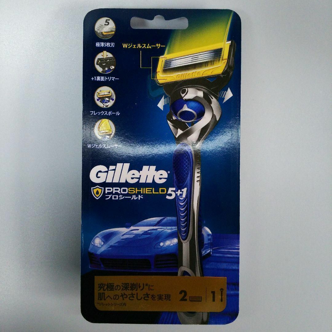 P&G(ピーアンドジー)のGilletteカミソリ　ジレット フュージョンプロシールド5+1 コスメ/美容のシェービング(カミソリ)の商品写真