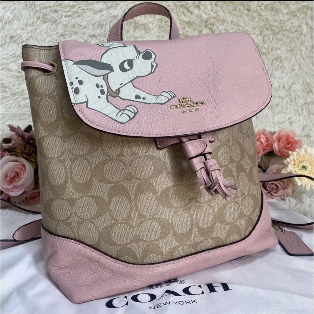 COACH(コーチ)の【みっちゃん。様専用】コーチ リュック ディズニーコラボ 101匹わんちゃん レディースのバッグ(リュック/バックパック)の商品写真