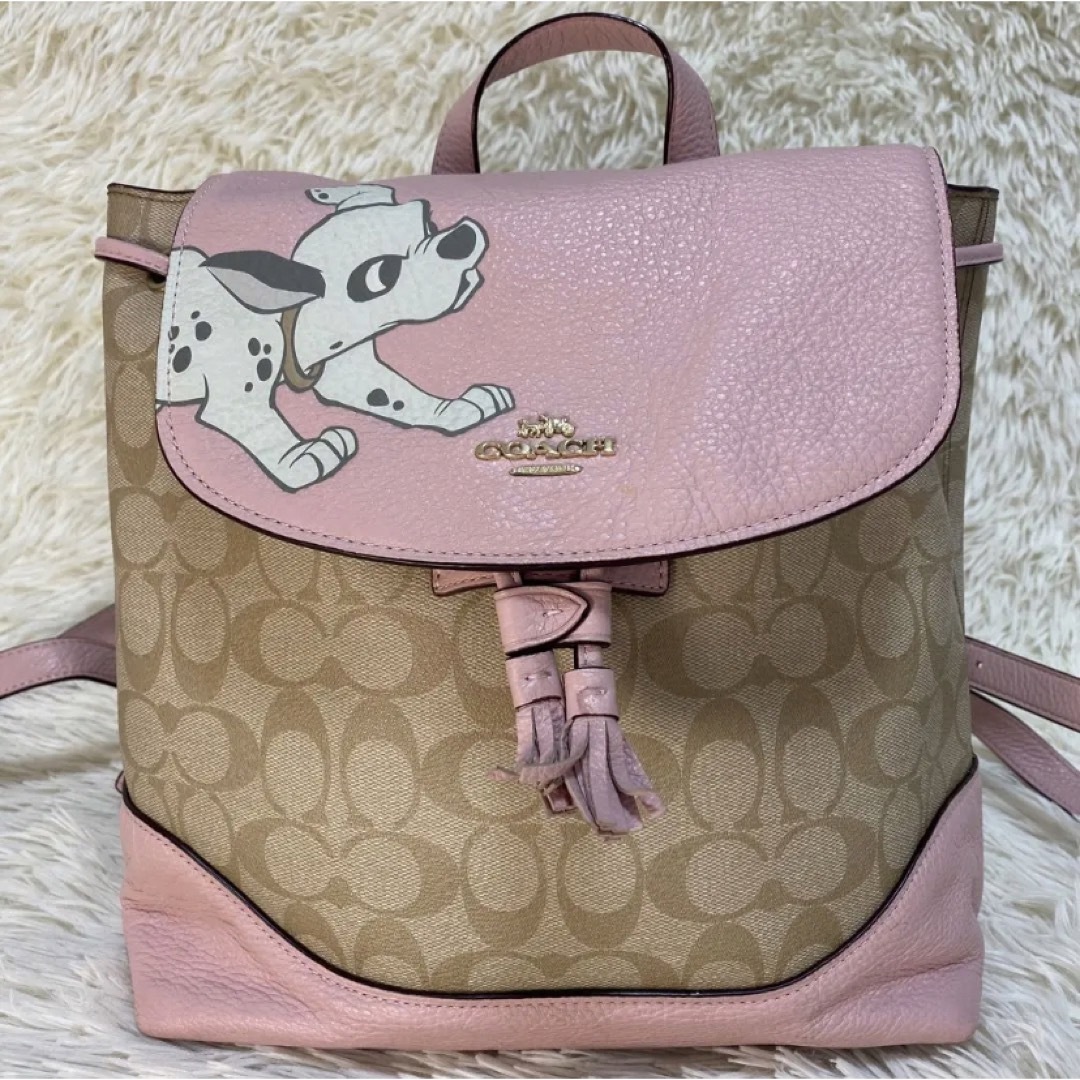 COACH(コーチ)の【みっちゃん。様専用】コーチ リュック ディズニーコラボ 101匹わんちゃん レディースのバッグ(リュック/バックパック)の商品写真