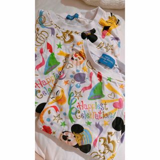 ディズニー(Disney)の35周年♡ディズニーランドDisneyland♡150＆Lおそろコーデペア(Tシャツ(半袖/袖なし))