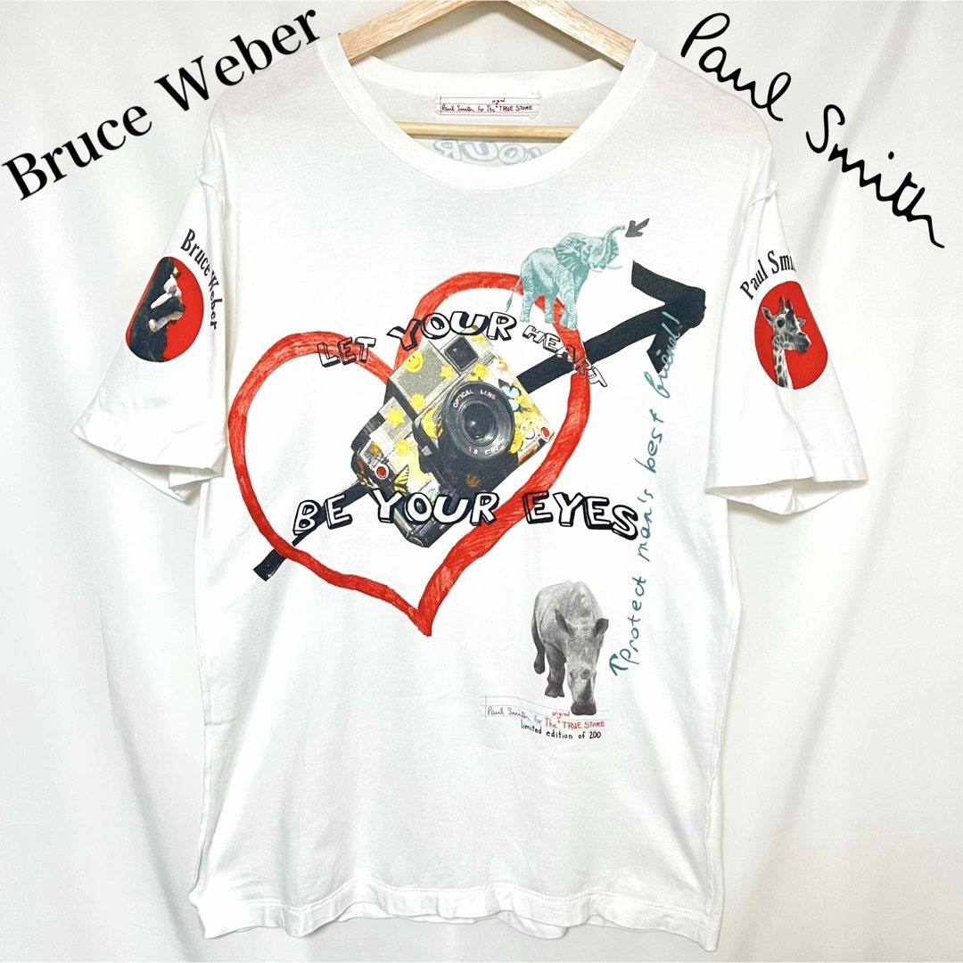 Bruce Weber × Paul Smith コラボ プリント Tシャツ Mトップス