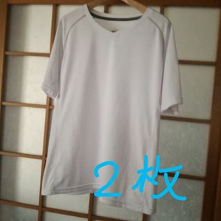 スポーツウェア　Tシャツ　半袖　2枚組　メンズL(Tシャツ/カットソー(半袖/袖なし))