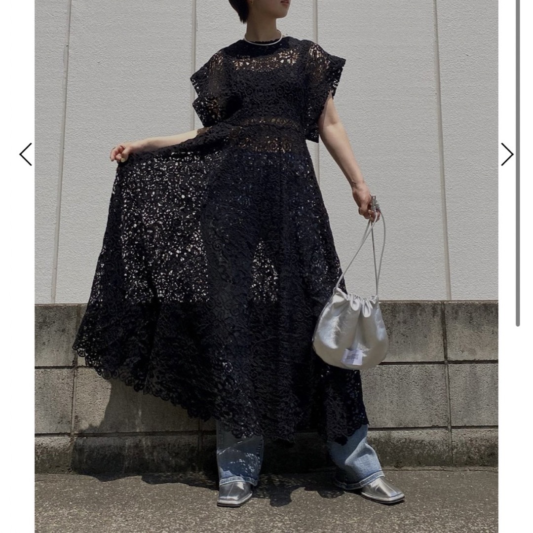 Ameri VINTAGE - MEDI 2WAY FLARE CHEMICAL LACE DRESSの通販 by 's 