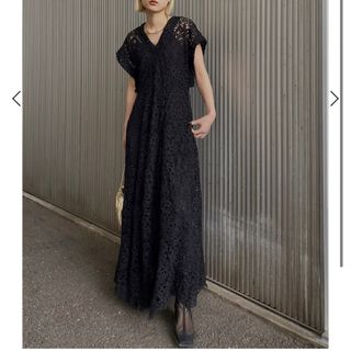 Ameri VINTAGE - MEDI 2WAY FLARE CHEMICAL LACE DRESSの通販 by 's