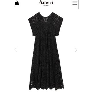 アメリヴィンテージ(Ameri VINTAGE)のMEDI 2WAY FLARE CHEMICAL LACE DRESS(ロングワンピース/マキシワンピース)