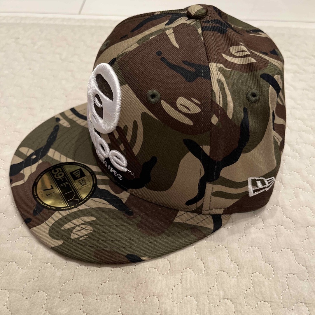 NEW ERA メンズキャップ　エーエイプ　ベイシングエイプ　7 1/4