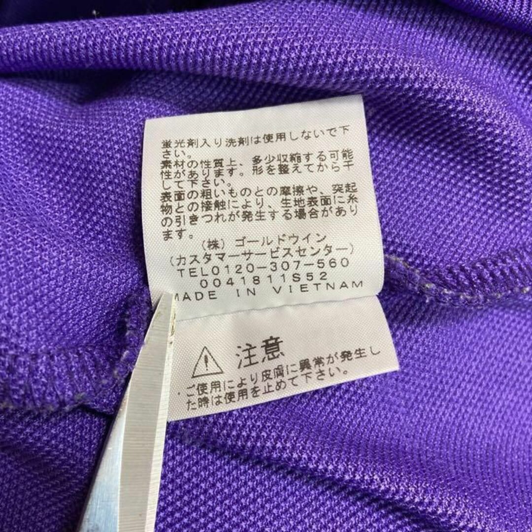 【人気トラックジャケット】THE NORTH FACEパープル紫刺繍ロゴ 9