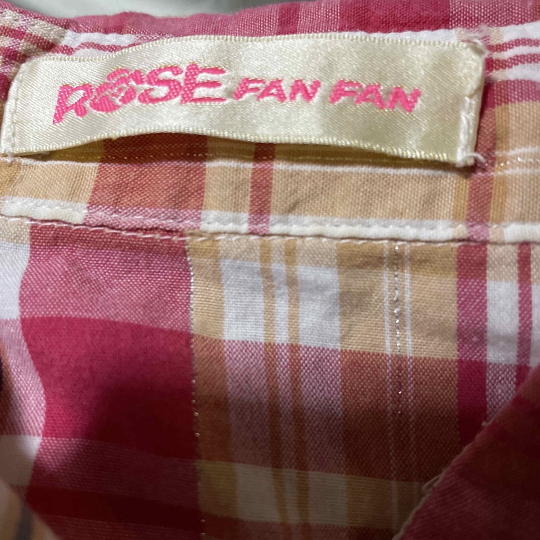 ROSE FANFAN(ローズファンファン)のローズファンファン★チェックシャツ レディースのトップス(シャツ/ブラウス(長袖/七分))の商品写真