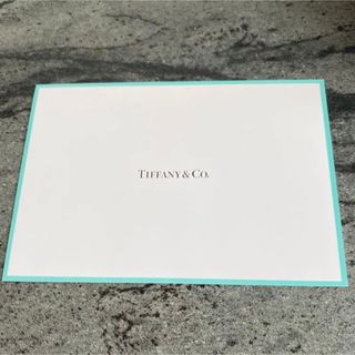 ティファニー(Tiffany & Co.)のティファニー　ポストカード　　メッセージカード　Tiffany(カード/レター/ラッピング)