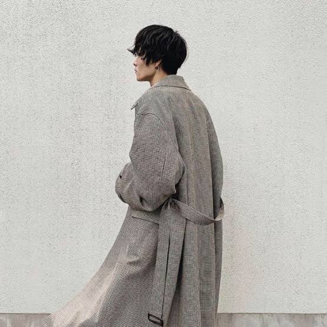 stein 19ss oversized down pat coat