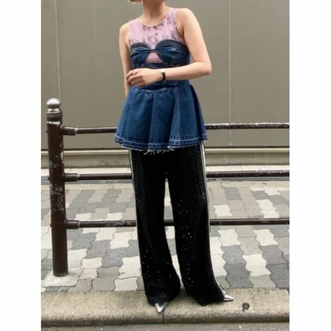 MAISON SPECIAL - 完売 MAISON SPECIAL サイドラインレースワイド
