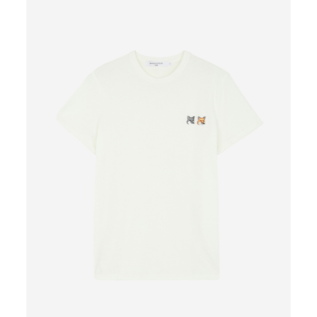 MAISON KITSUNE'(メゾンキツネ)のDOUBLE FOX HEAD PATCH CLASSIC TEE-SHIRT レディースのトップス(Tシャツ(半袖/袖なし))の商品写真