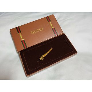 ◇GUCCI グッチ◇ゴールドカラー ネクタイピン 箱付き-