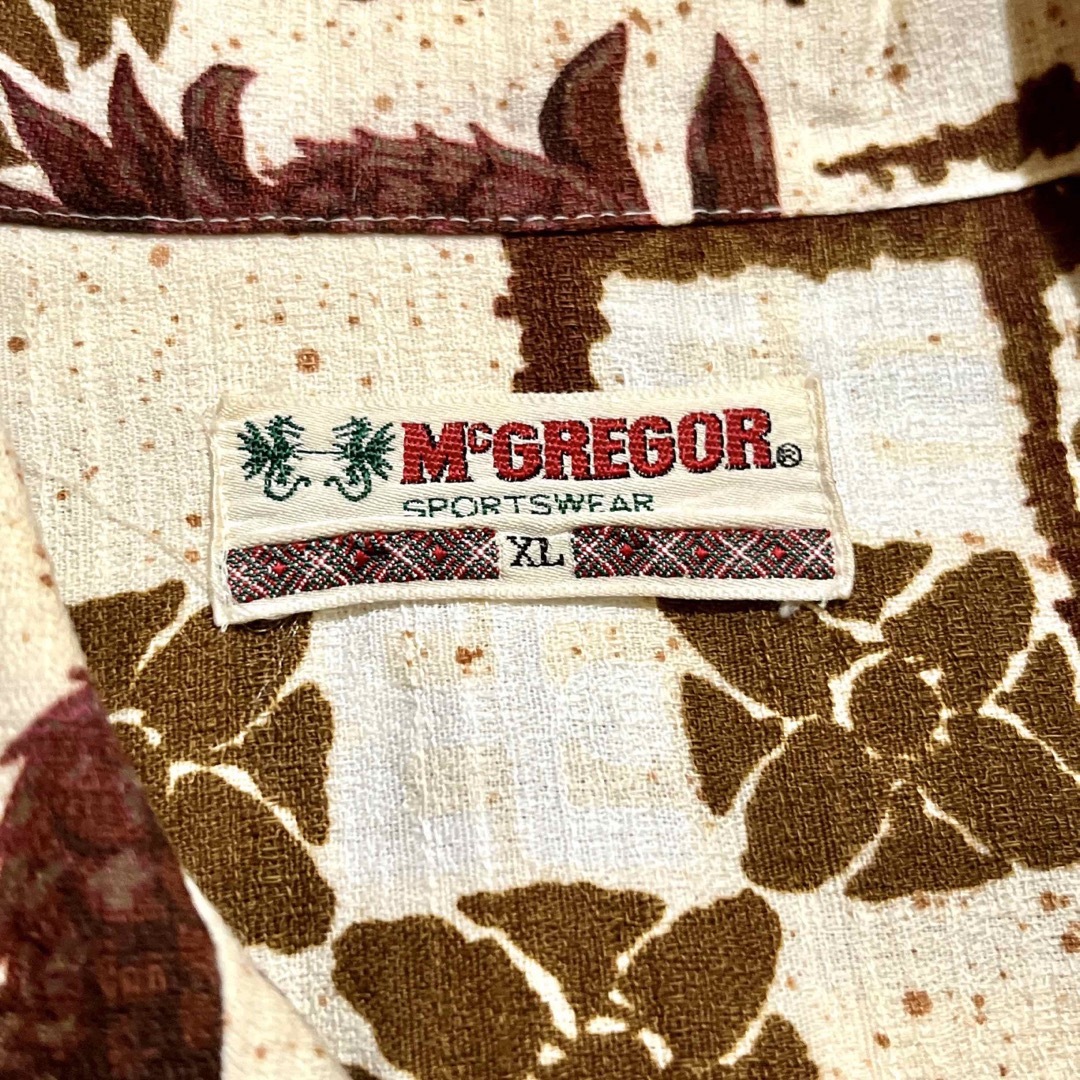 McGREGOR(マックレガー)の70’s 80’s McGREGOR パイナップル柄 ハワイアンシャツ メンズのトップス(シャツ)の商品写真