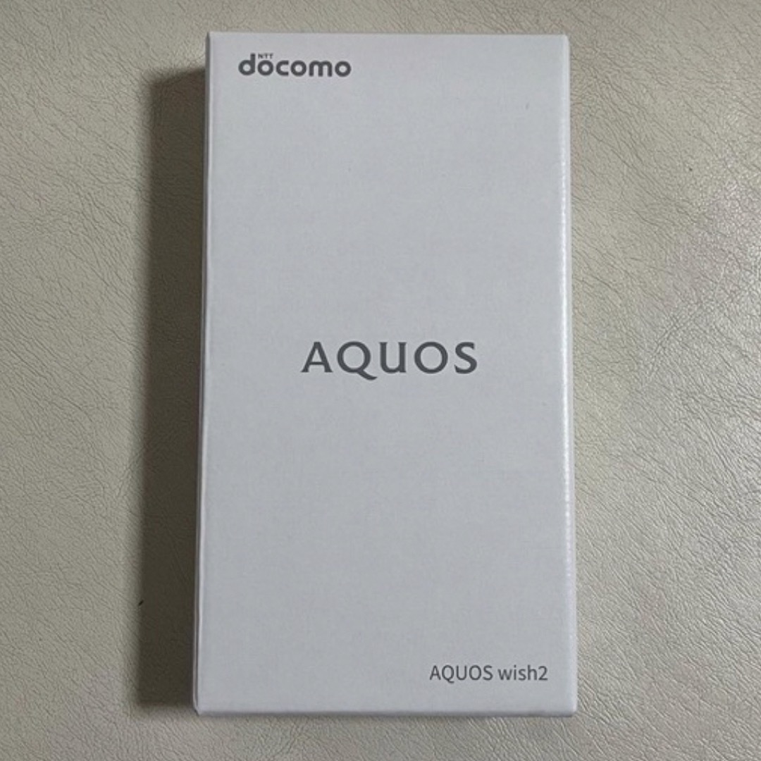 SHARP AQUOS wish2 ホワイト 新品 docomo