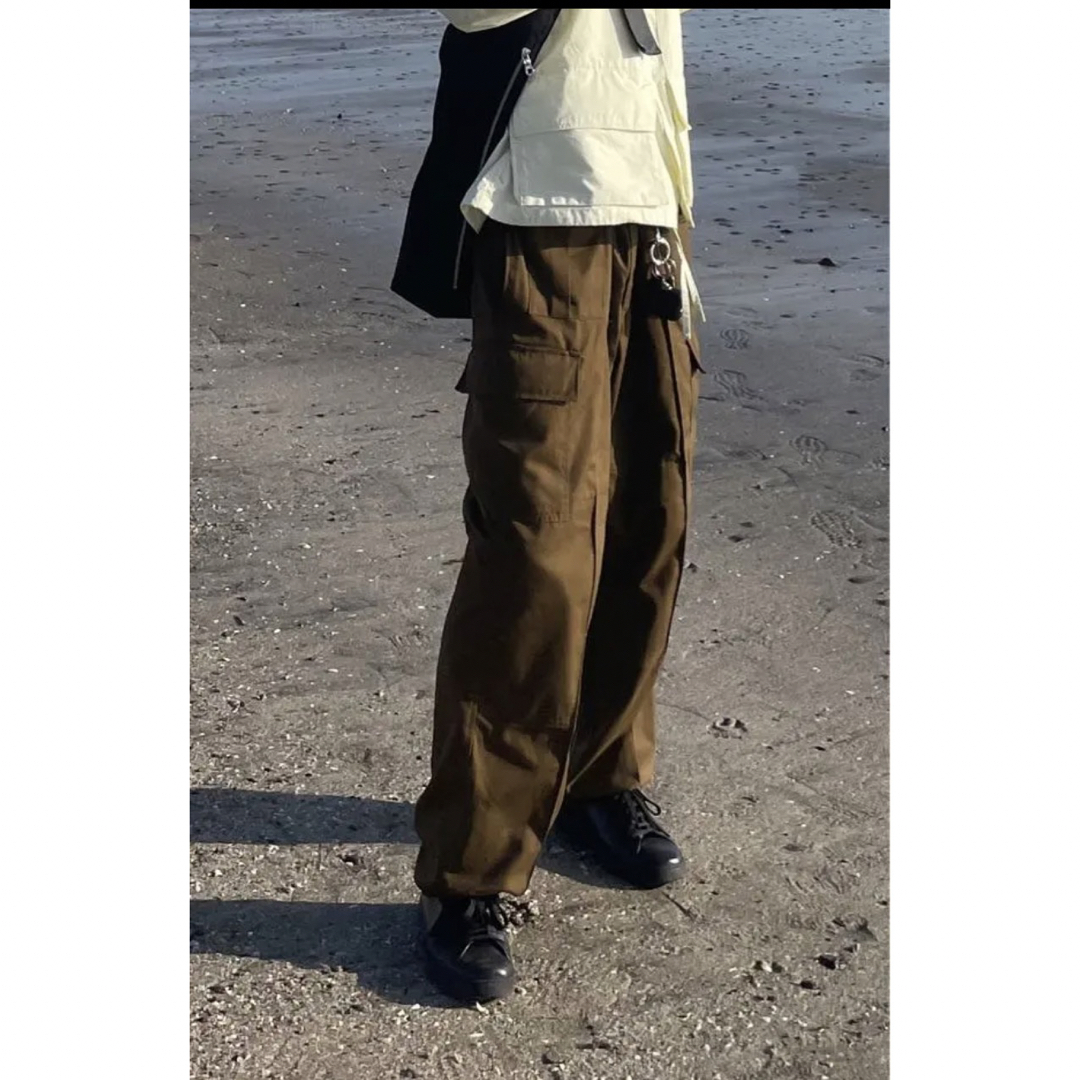 美品】アフリカ軍カーゴパンツ ヌートリアブラウンの通販 by 美品】アフリカ軍カーゴパンツ ヌートリアブラウンの通販 by