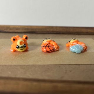 ポケモン(ポケモン)の3dネイルパーツ　　オーダー【ポケモン　ヒメグマ　寝そべりパーツ】(デコパーツ)