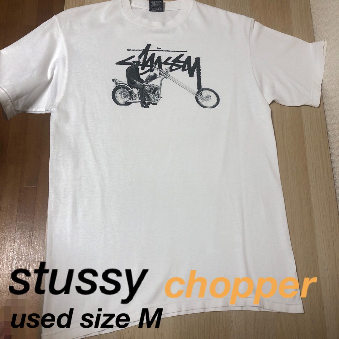 stussy/chopper/T-shirts/Mサイズ