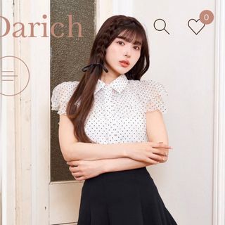 ダーリッチ(Darich)の【Darich】シアーノースリーブ ブラウス(シャツ/ブラウス(半袖/袖なし))