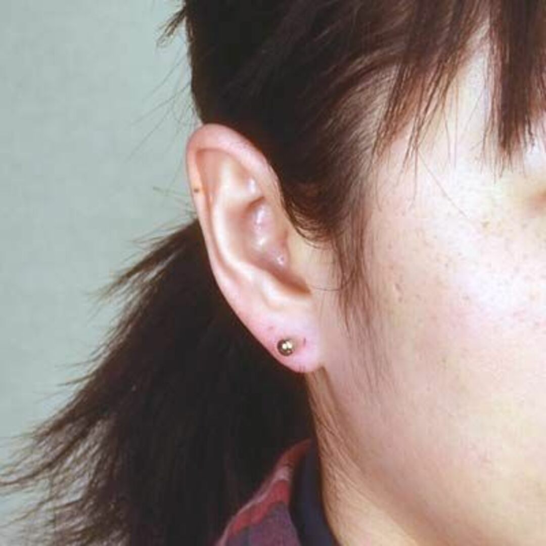 セカンドピアス プラチナ 軸太 Pt900プラチナ丸玉ピアス 5mm ピアス芯