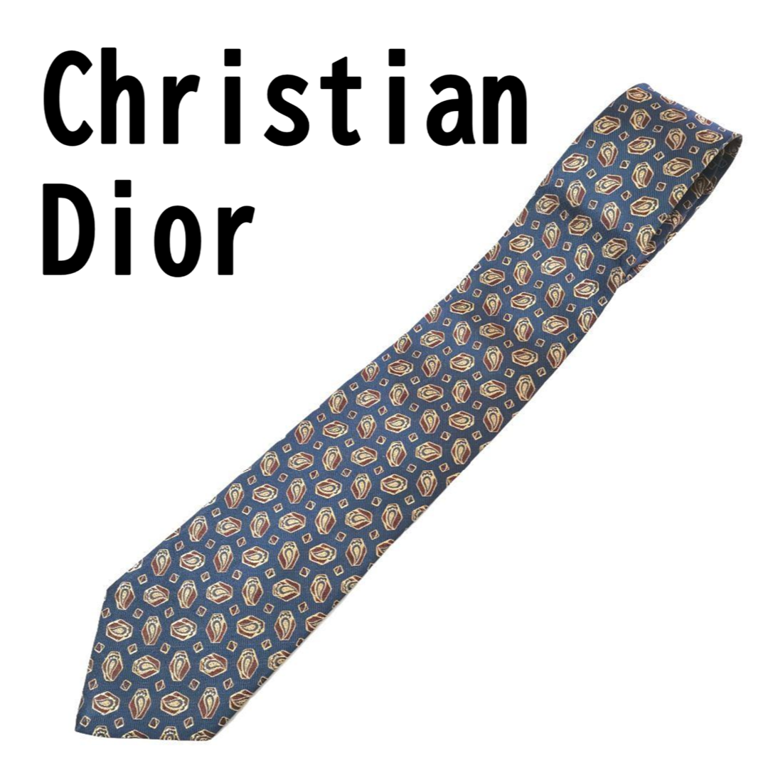 Christian Dior - Christian Dior ディオール シルク100% ネクタイ 