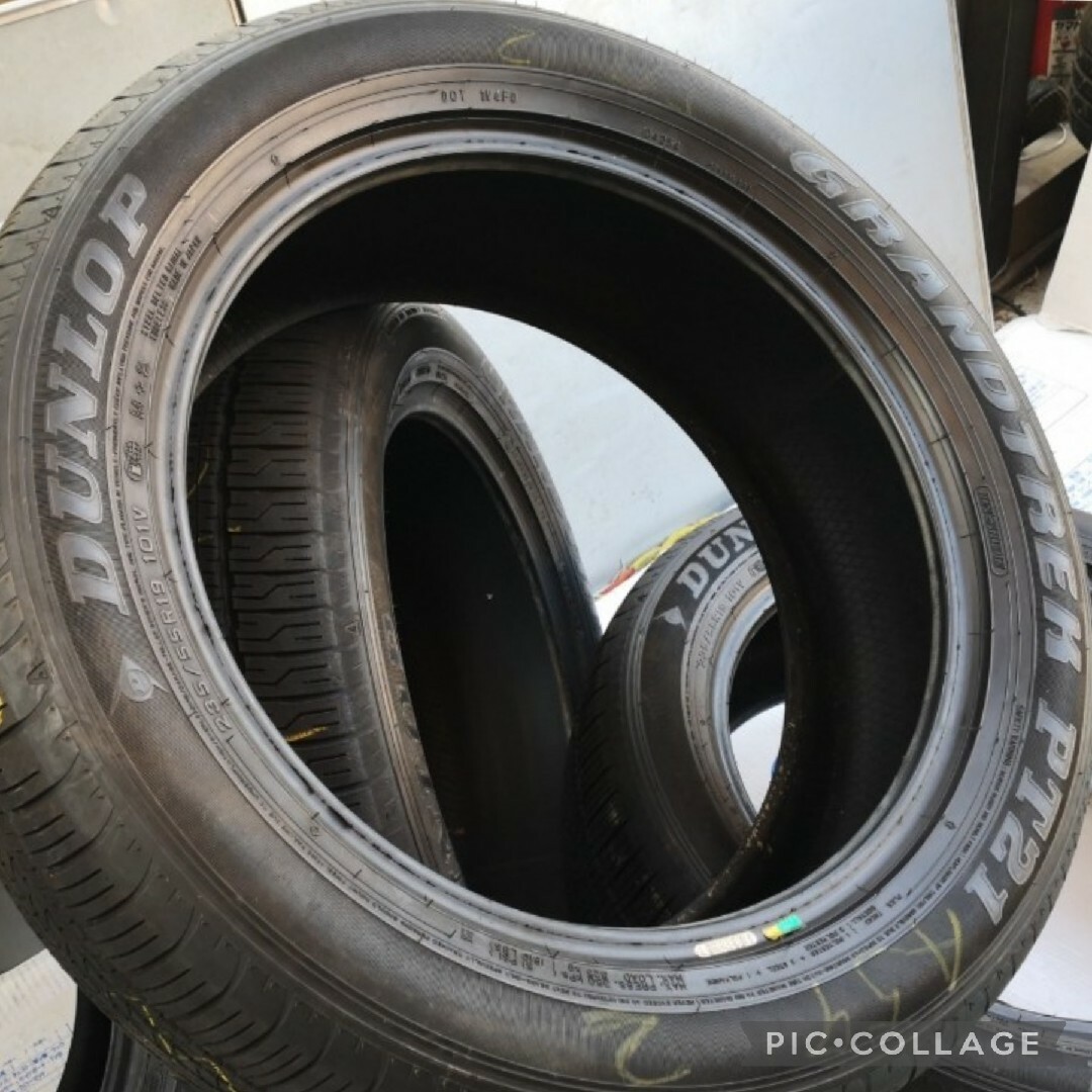 2022年製造と2021年製造 235/55R19 ダンロップ GRANDTRE | www