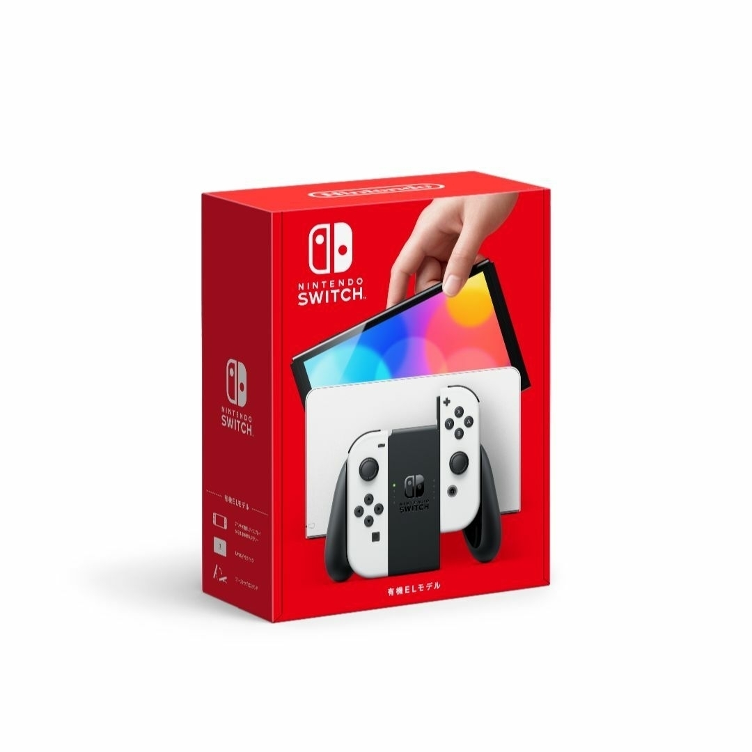 Nintendo Switch - 【美品】任天堂switch 有機ELモデル本体(ホワイト