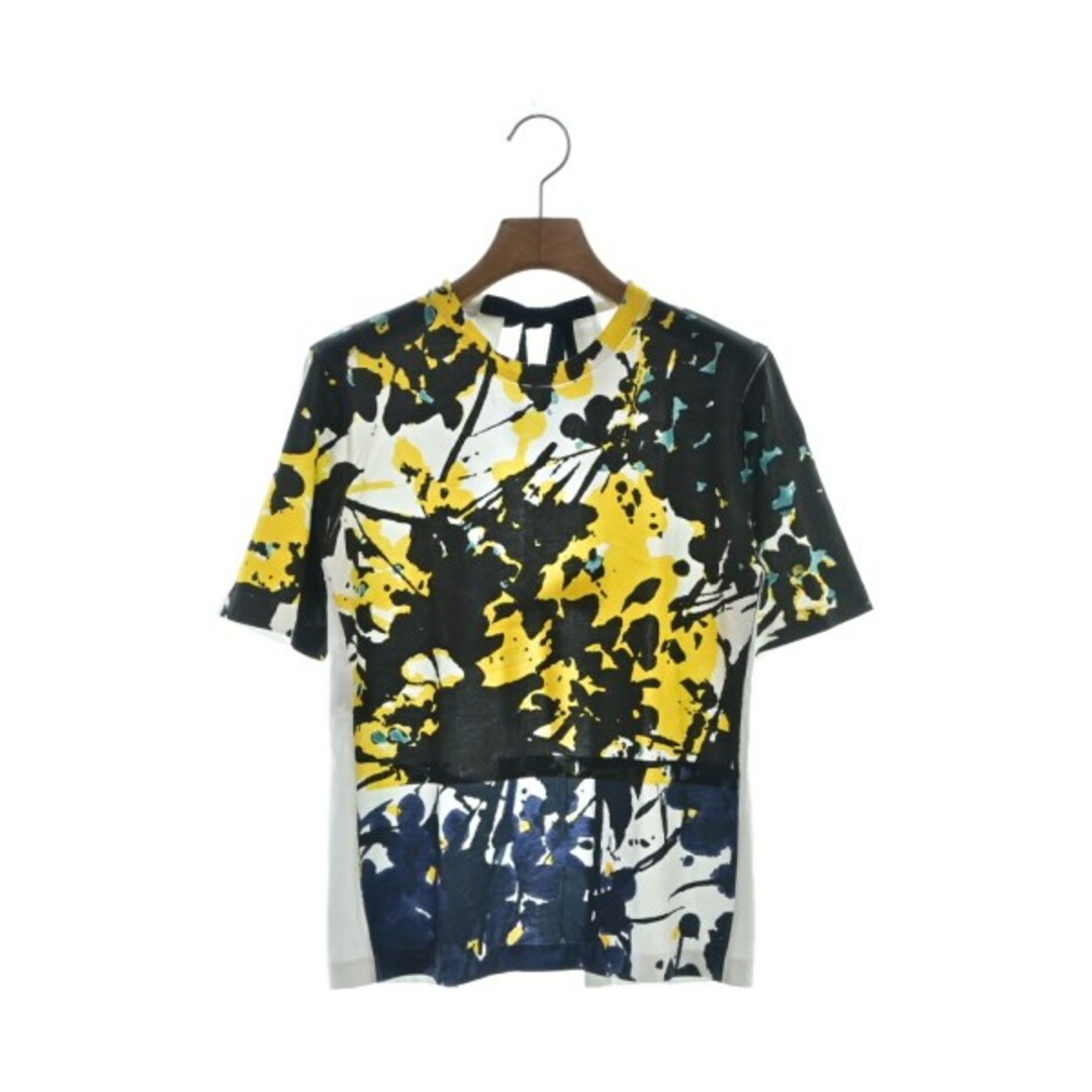 MARNI マルニ Tシャツ・カットソー 38(S位) 白x黄x黒等 - カットソー