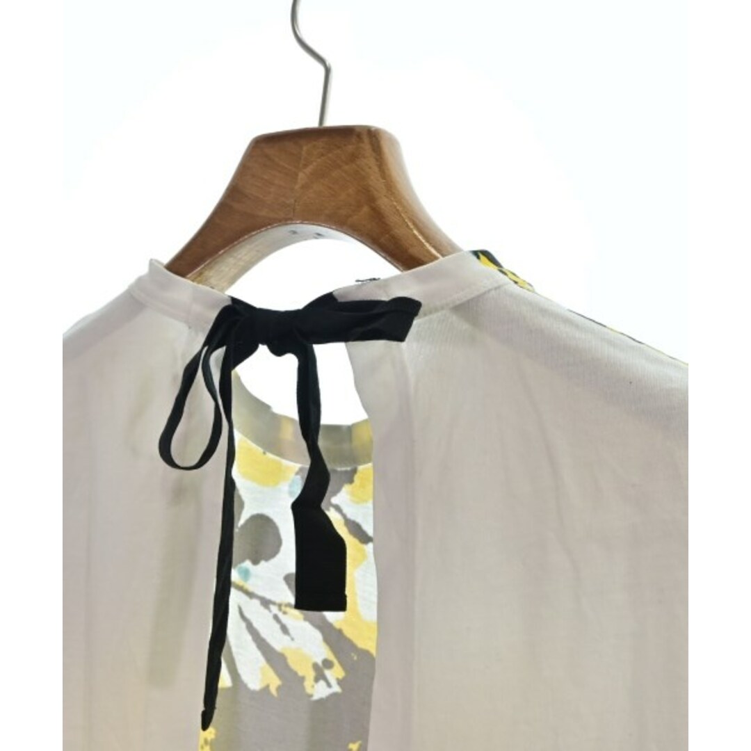 MARNI マルニ Tシャツ・カットソー 38(S位) 白x黄x黒等 - カットソー
