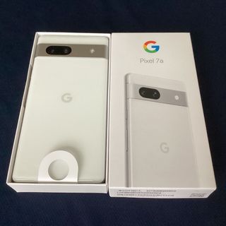 グーグルピクセル(Google Pixel)の【新品・未使用】au Google Pixel 7a 128GB ホワイト(スマートフォン本体)