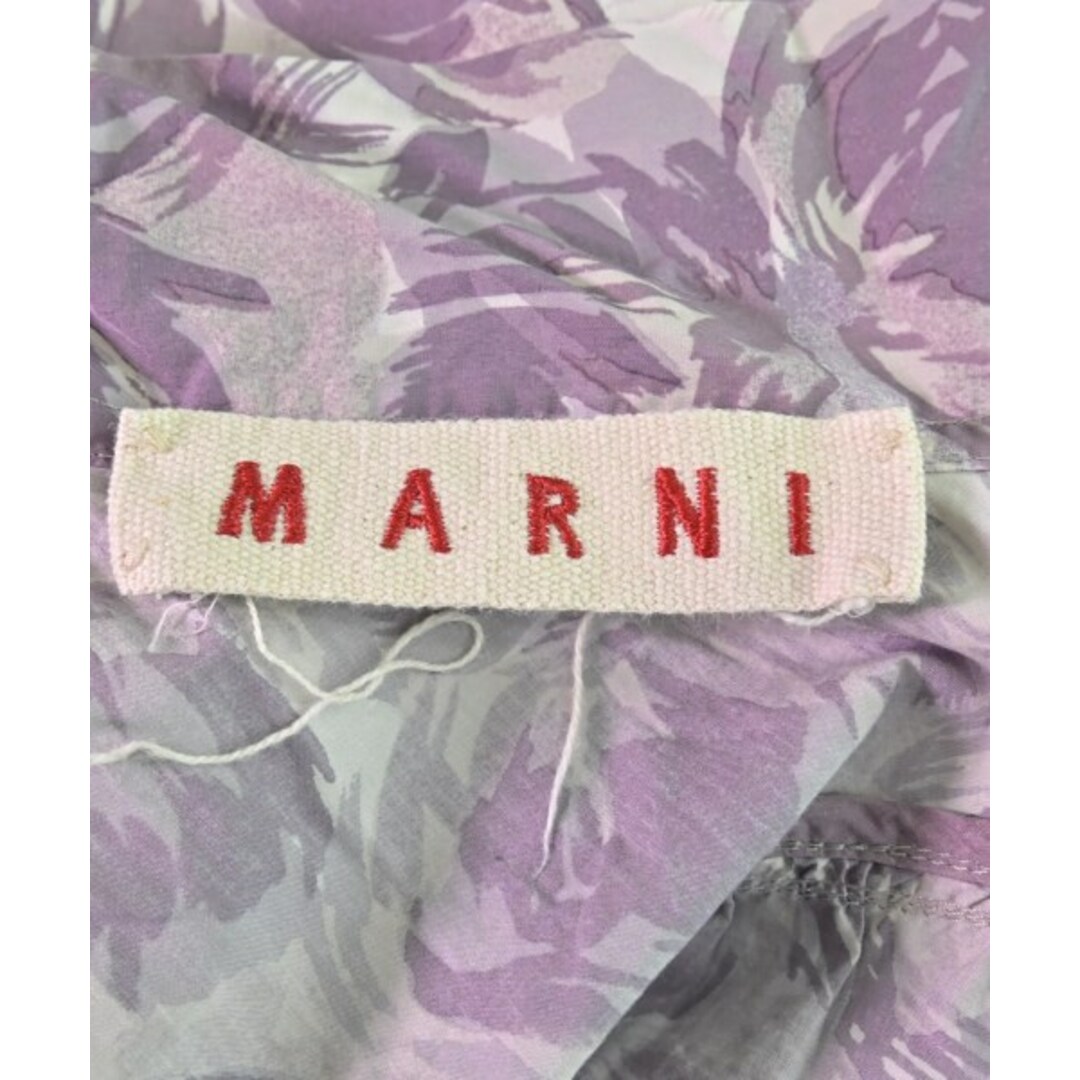 Marni(マルニ)のMARNI マルニ ブラウス 42(M位) 紫(総柄) 【古着】【中古】 レディースのトップス(シャツ/ブラウス(長袖/七分))の商品写真