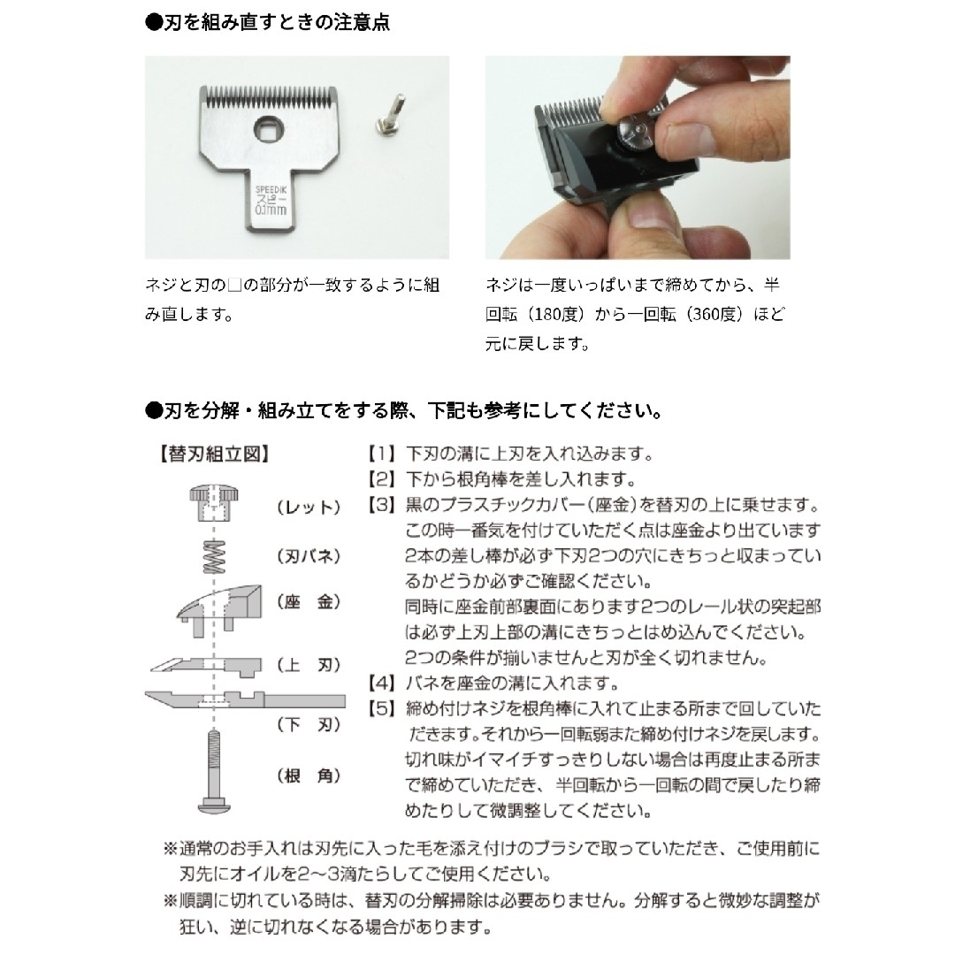 スピーディク替刃　１３ミリ①　清掃研磨済み