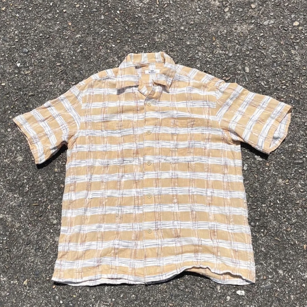 vintage 半袖チェックシャツ