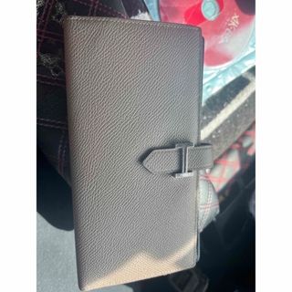 エルメス(Hermes)のHERMES べアン！珍しいお色(長財布)