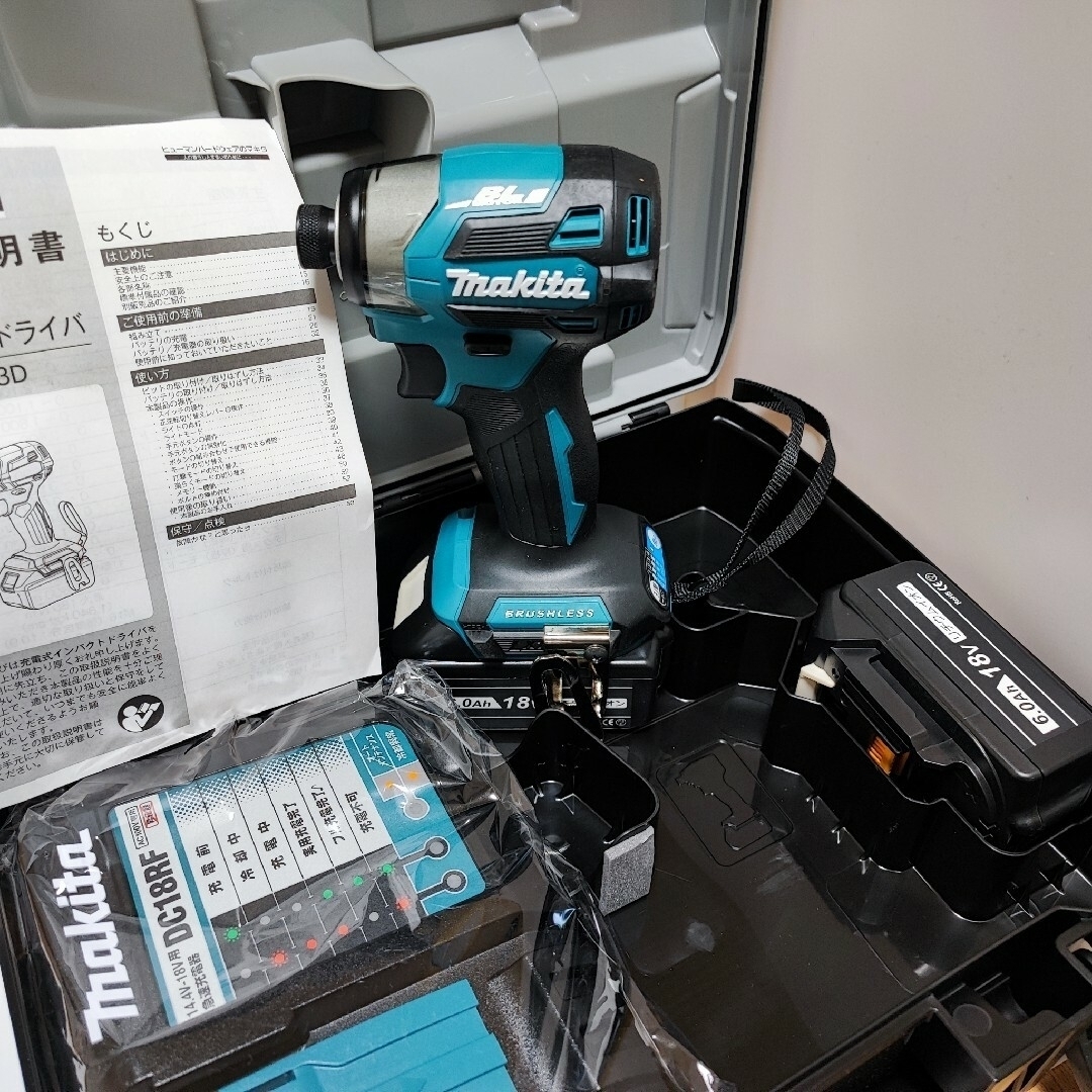 国内正規品 Makita マキタ 18V インパクトドライバー TD173 ブルー