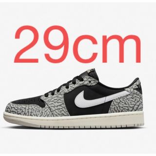 ジョーダン(Jordan Brand（NIKE）)のAir Jordan 1 Retro Low OG "Black Cement"(スニーカー)