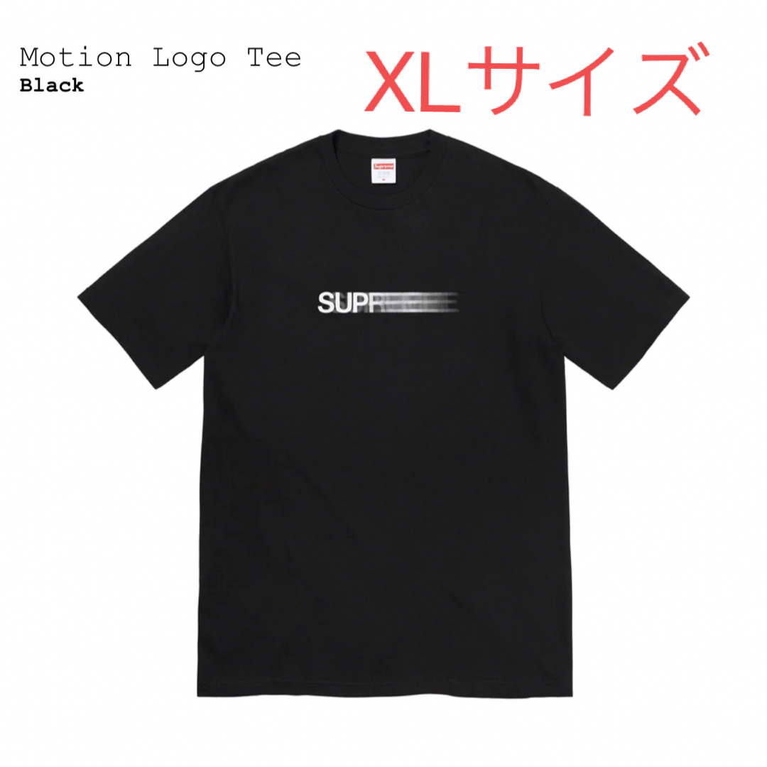 supreme motion logo tee  サイズXL BLACK