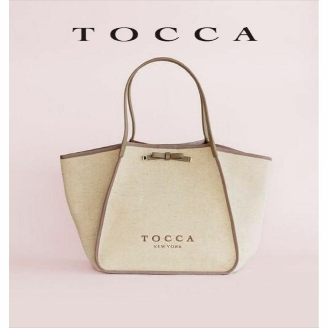 TOCCA TRIM RIBBON TOTE トートバッグ 0624color