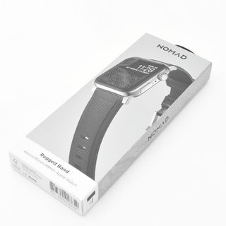 NOMAD - 即発送 NOMAD Rugged Band silver apple watchの通販 by らり