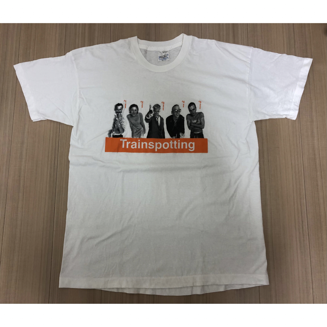 激レア　trainspotting 90s  T トレインスポッティング XL メンズのトップス(Tシャツ/カットソー(半袖/袖なし))の商品写真