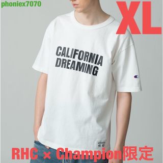 RHC × Champion Made in USA Tee【XL】Tシャツ 紺