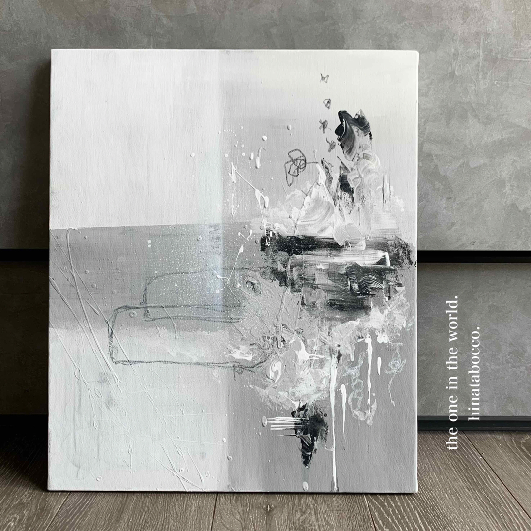 現代アート 45.5×38㎝ 大きめ モダン アートパネル インテリア 在庫
