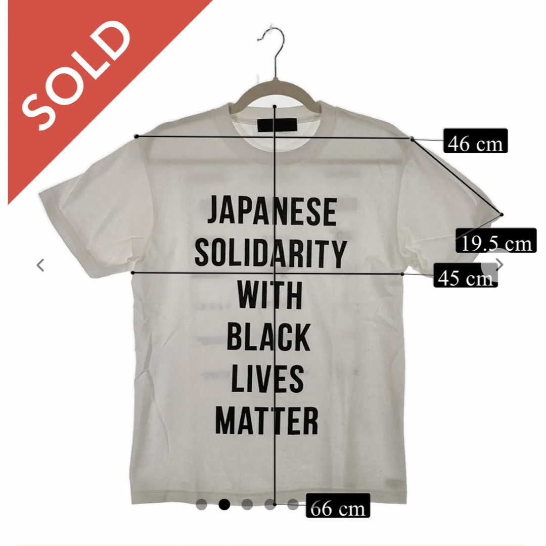 HUMAN MADE(ヒューマンメイド)のHUMAN MADE JAPANESE WITH BLACK LIVES メンズのトップス(Tシャツ/カットソー(半袖/袖なし))の商品写真