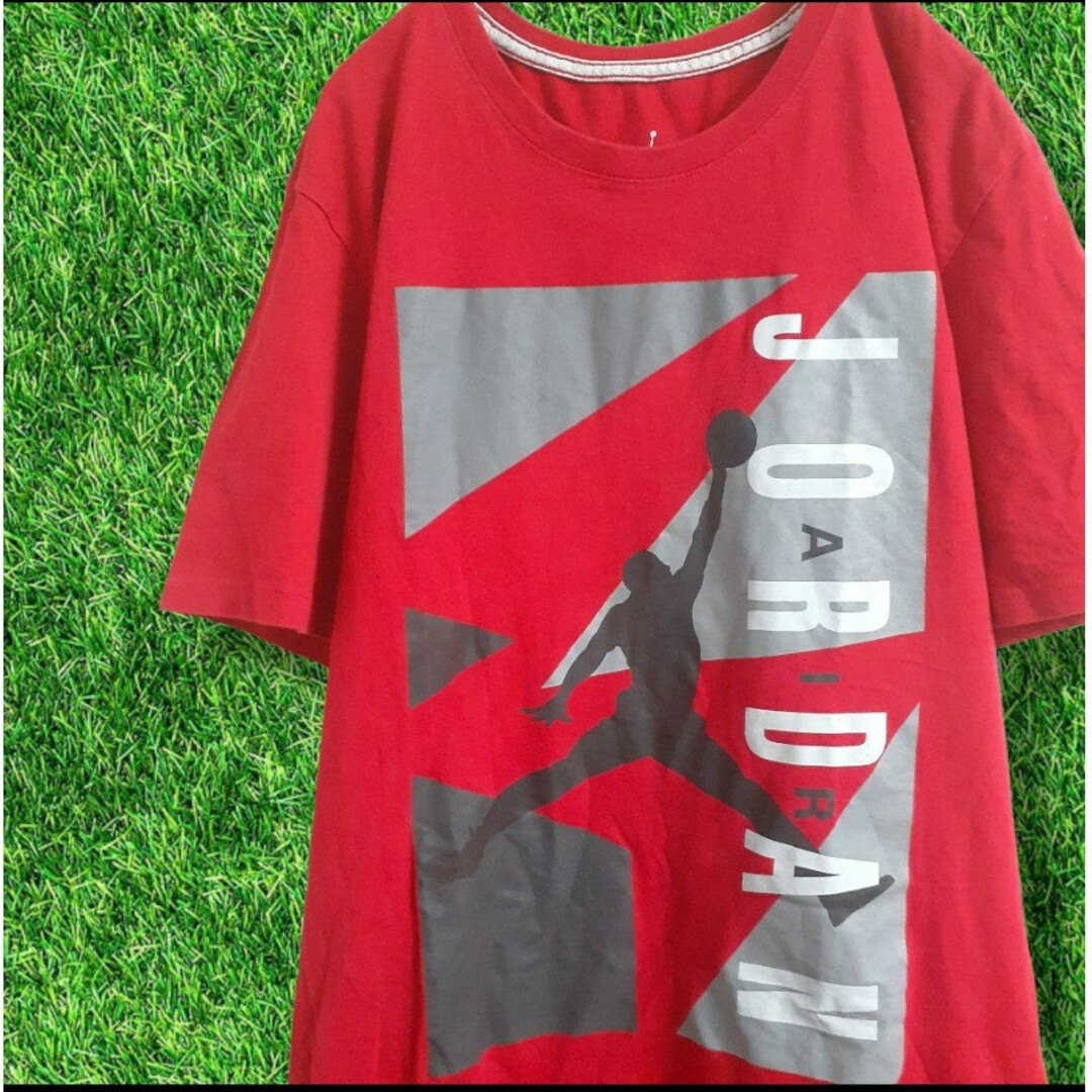 白 フリル付 JORDAN トップス L デカロゴ | dizmekaro.com