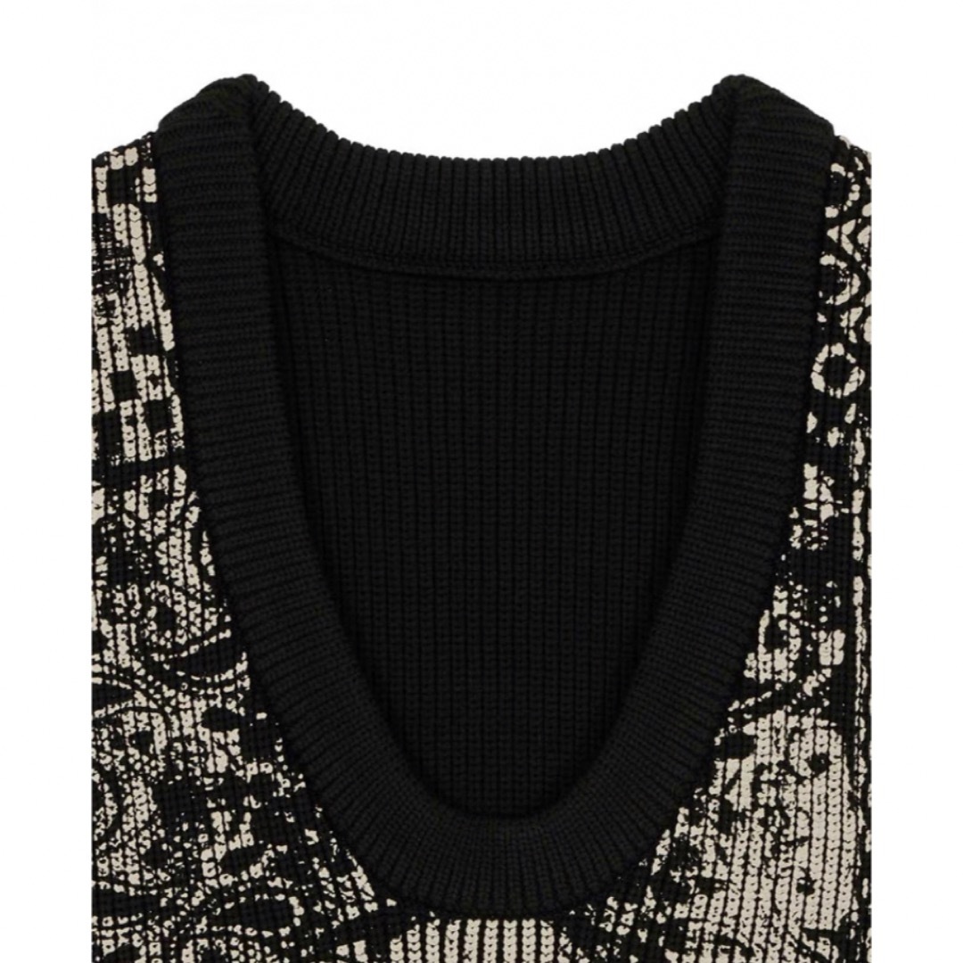 ☆即納☆【AMERI】2WAY LACE PAINTING KNIT TOP | makprogres.com.mk