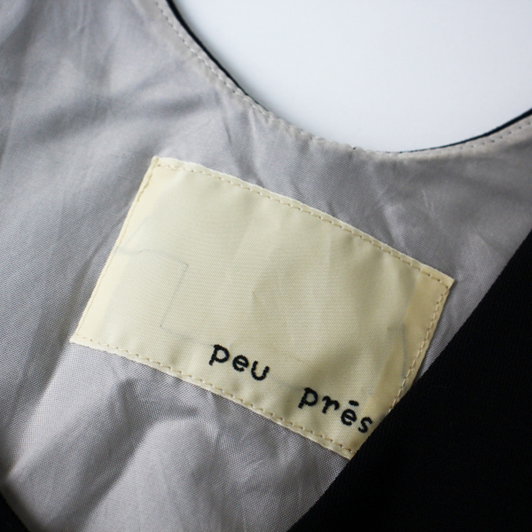 peu pres プープレ カヌレジャガードワンピース F/ブラウン 茶色 トップス ノースリーブ フレア デザート スイーツ【2400013399579】 9