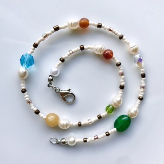 beads necklace＊colors🪨(ネックレス)
