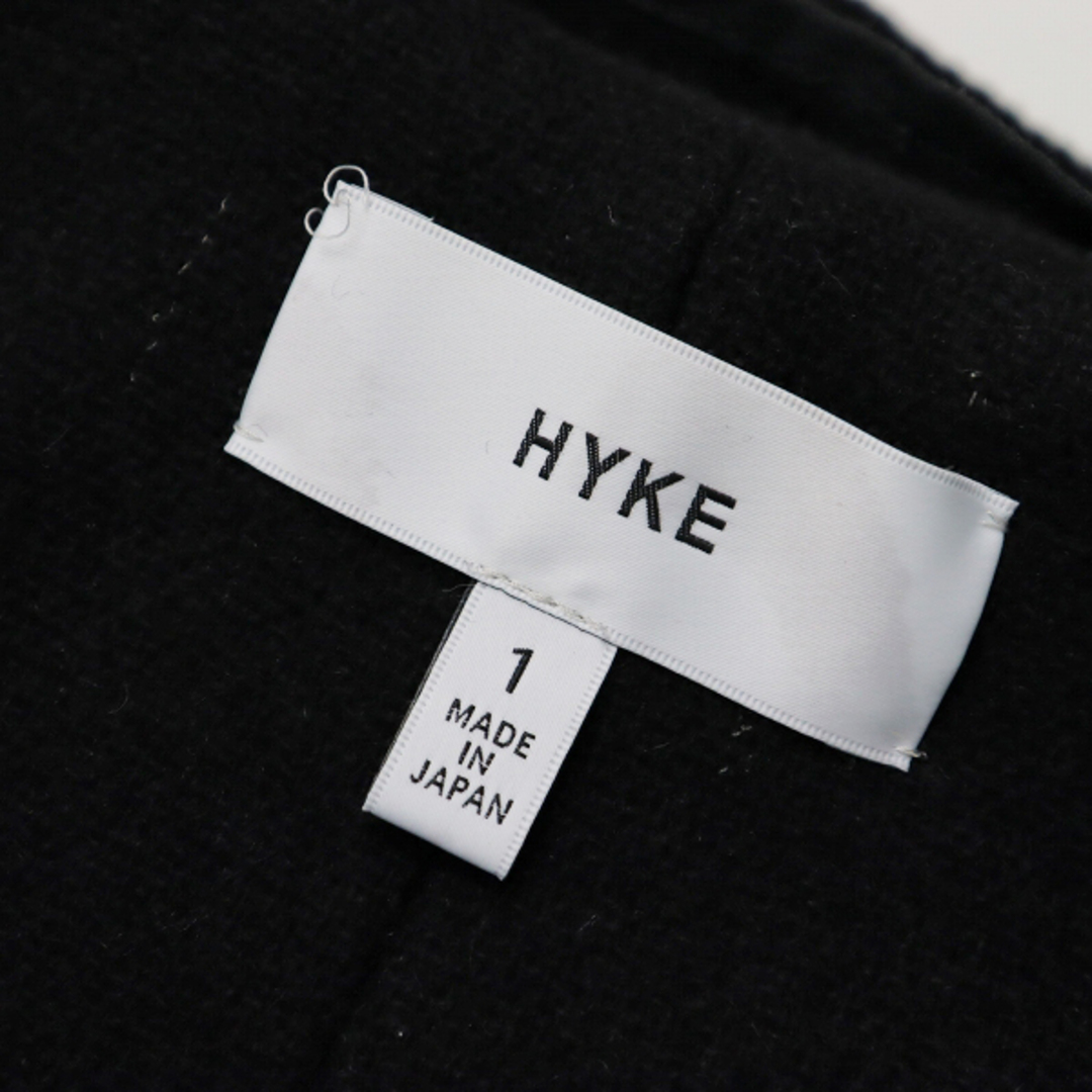 HYKE - HYKE ハイク 172-17028 ダッフル コート 1/ブラック ウール