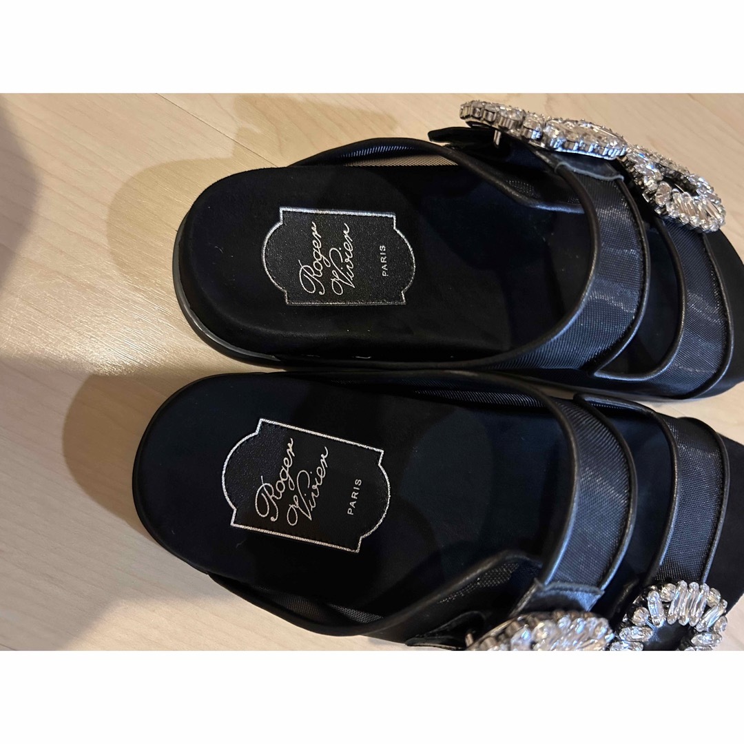 スライディー ヴィヴビジューサンダル37 Roger vivier ヴィヴィエ