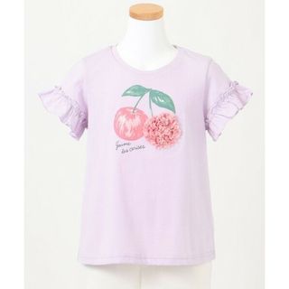 エニィファム(anyFAM)のanyfam シフォンモチーフ　フルーツTシャツ　120【新品】(Tシャツ/カットソー)